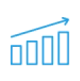 Here's a short alt tag for the image: `Growing bar graph showing upward trend`